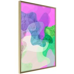 Arkiio Affisch Pastel Butterflies [Poster] 20x30 Poster